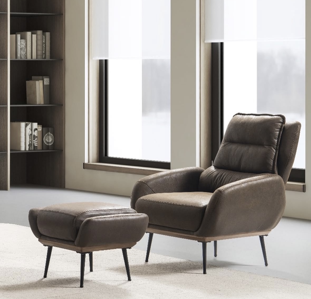 SALON MADRID 3-3-1 EN NUBUCK BEIGE