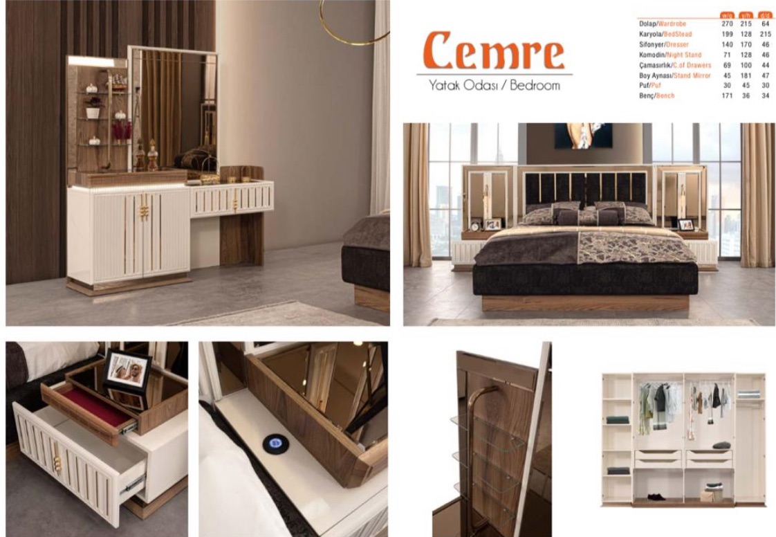 CHAMBRE A COUCHER CEMRE