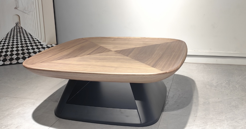 TABLE BASSE LEON EN BOIS 100X65CM